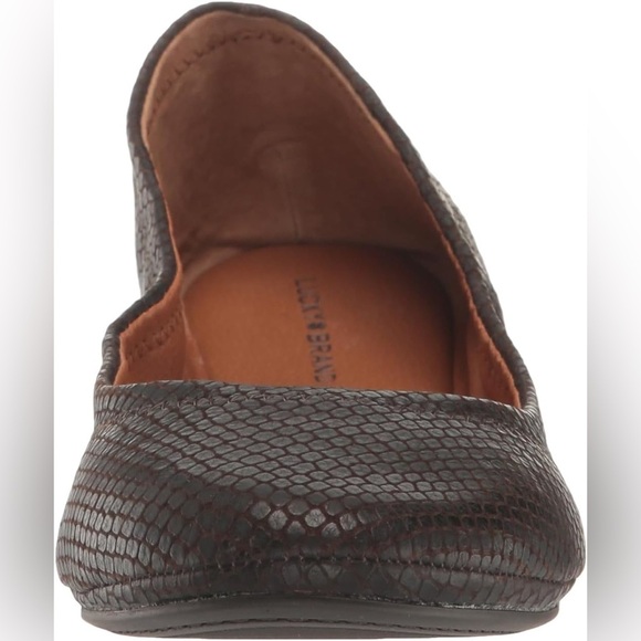 Lucky Brand | Women's Emmie Ballet Flat Green/Black Size 8.5 - Picture 2 of 6